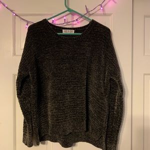 Green Chenille Sweater